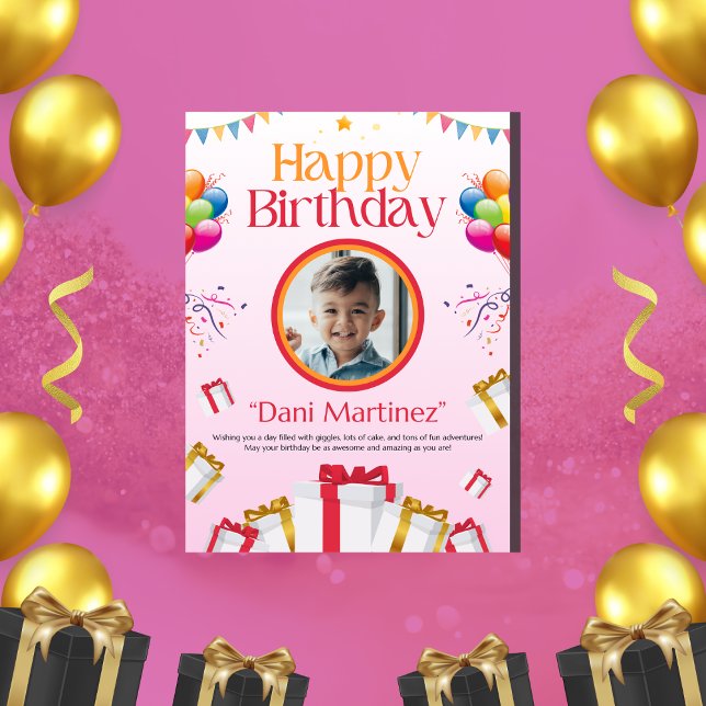 Feliz cumpleaños a mi hijo, tarjetas de cumpleaños (Subido por el creador)