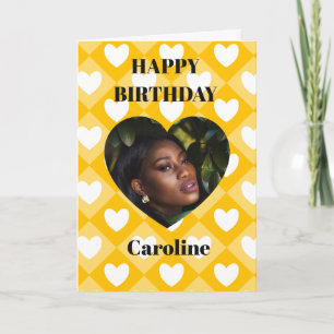 Feliz Cumpleaños a Mi Tarjeta de Foto Humana Favor