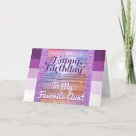 Feliz cumpleaños a mi tarjeta de tía favorita