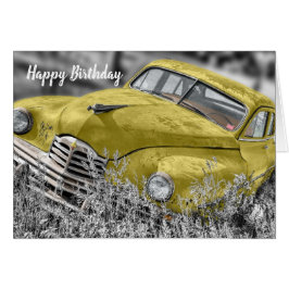 Feliz cumpleaños a partir de un montón viejo a