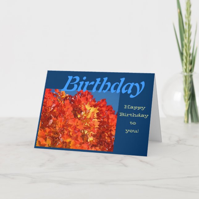 Feliz Cumpleaños a Ti! Tarjetas de Felicitación Ho (Anverso)