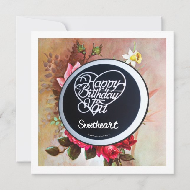 Feliz cumpleaños a ti y el Señor es mi Pastor (Anverso)