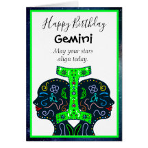 Feliz cumpleaños a un amigo o familiar de Gemini