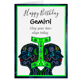 Feliz cumpleaños a un amigo o familiar de Gemini