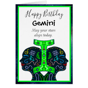 Feliz cumpleaños a un amigo o familiar de Gemini