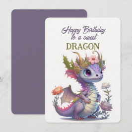 Feliz Cumpleaños A Un DRAGÓN Dulce