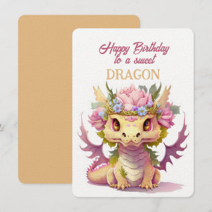 Feliz Cumpleaños A Un DRAGÓN Dulce