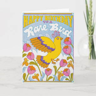 Feliz Cumpleaños a una Tarjeta de Imprenta de Letr