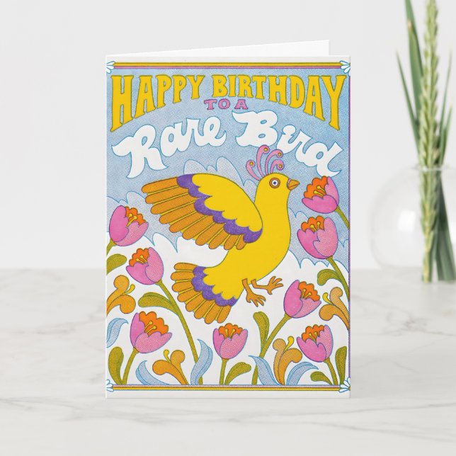 Feliz Cumpleaños a una Tarjeta de Imprenta de Letr (Anverso)