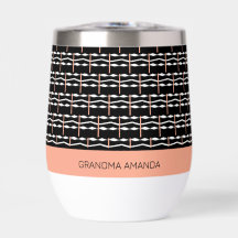 Feliz cumpleaños, abuela, patrón de arte étnico af