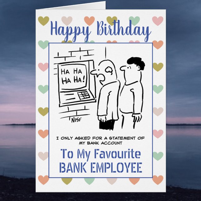 Feliz cumpleaños al empleado del banco (Subido por el creador)