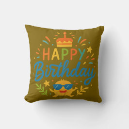 Feliz Cumpleaños | Almohada de Sol Radiante Adorab