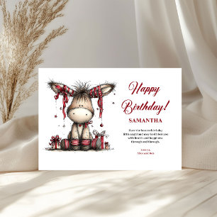 Feliz Cumpleaños Animales Peculiares Niños Persona