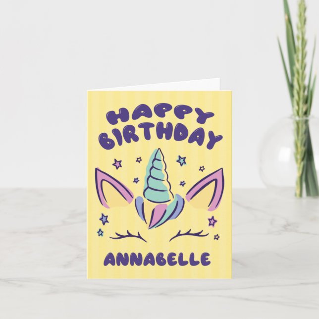 Feliz cumpleaños Annabelle | Tarjeta de cumpleaños (Anverso)