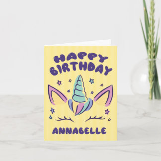 Feliz cumpleaños Annabelle | Tarjeta de cumpleaños