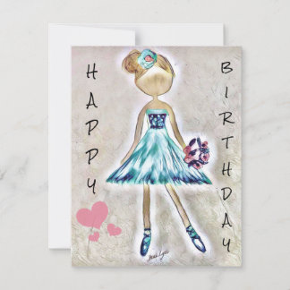 Feliz cumpleaños, bailarina de tarjetas Cumpleaños