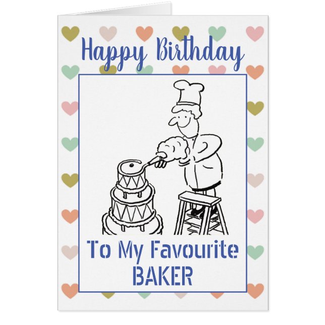 Feliz Cumpleaños Baker (Frente)
