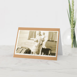 ¡Feliz cumpleaños, bebé! Tarjeta mediana