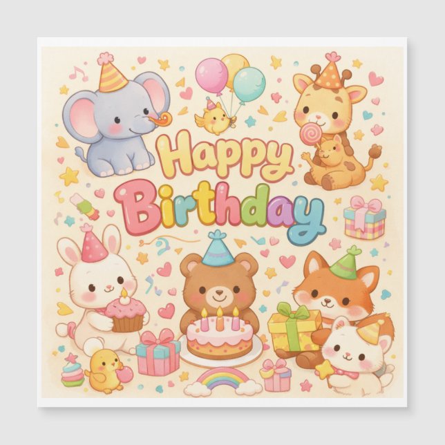 Feliz cumpleaños bebés (Anverso)