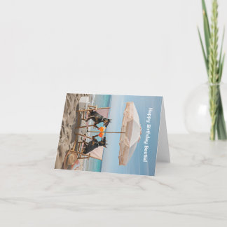 Feliz cumpleaños Bestie Dog inspiró tarjetas de cu