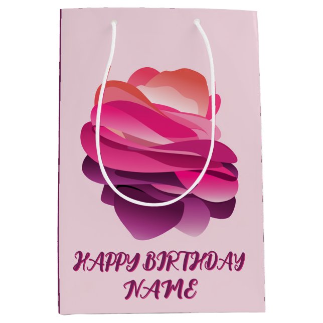 Feliz cumpleaños, bolsa de regalo personalizada (Anverso)