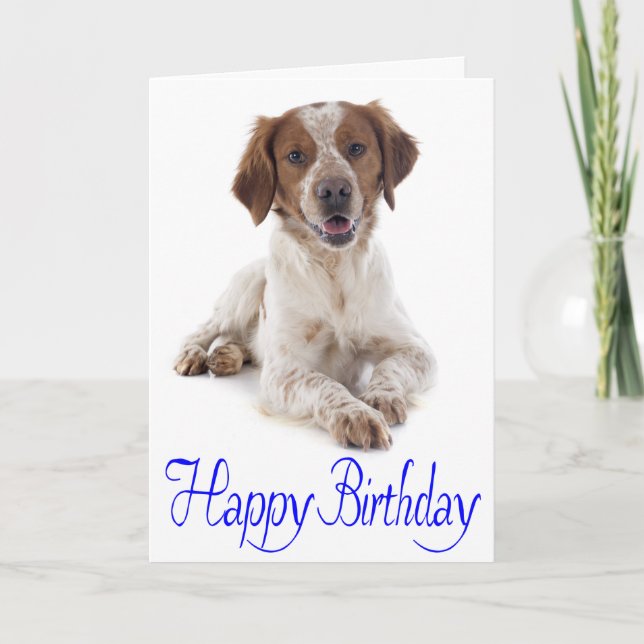 Feliz cumpleaños, Bretaña, tarjeta española de cac (Anverso)