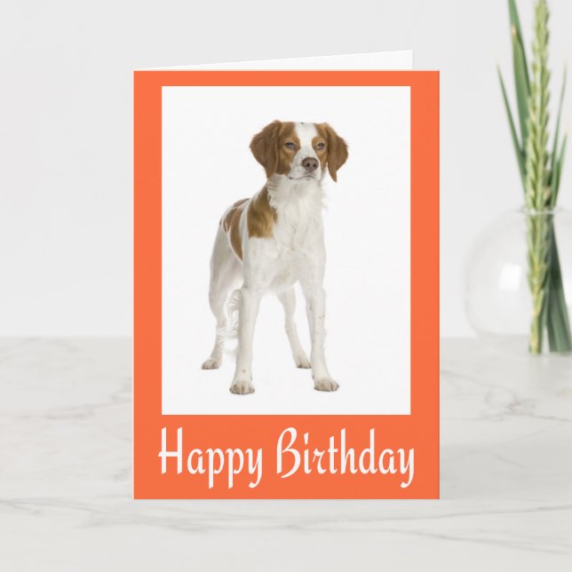 Feliz cumpleaños, Bretaña, tarjeta española de cac (Anverso)