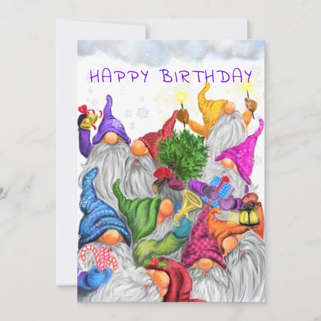 Feliz cumpleaños - Celebración del cumpleaños de G (Anverso)