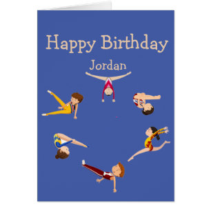 Feliz cumpleaños, Chica ama a la gimnasia tambaleá
