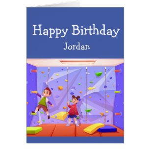 Feliz cumpleaños, Chica ama el escalado de rock