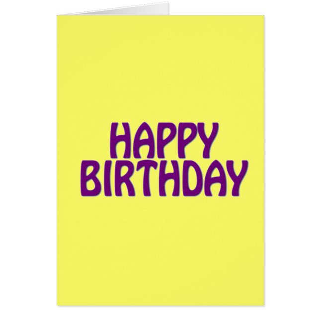 Feliz cumpleaños colorido (Frente)