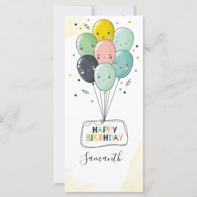 Feliz cumpleaños con blasones banales (Anverso)