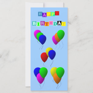 Feliz cumpleaños con globos de Shirley Taylor