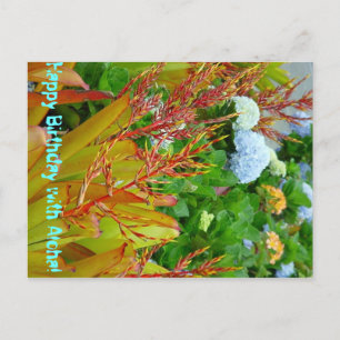 Feliz cumpleaños con postal de Aloha