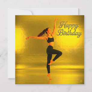 FELIZ CUMPLEAÑOS CON UN CHICA DE BAILE