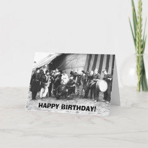 Feliz cumpleaños - Contratamos una banda - Tarjeta