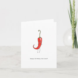 Feliz Cumpleaños Cosa Caliente. Tarjeta de Cumplea
