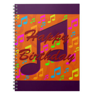 Feliz cumpleaños - cuaderno de la música