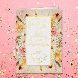 Feliz cumpleaños, cumpleaños de Wildflower