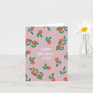 ¡Feliz cumpleaños, Cutie! - Tarjeta de felicitació