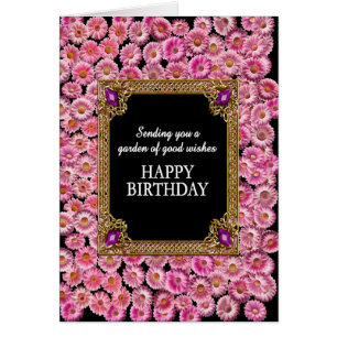 Feliz cumpleaños, Daisies Rosa