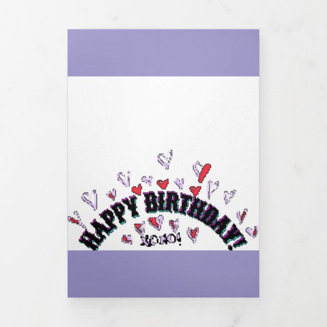 FELIZ CUMPLEAÑOS DE DESEO TARJETA PIXEL ART (Foto de portada)