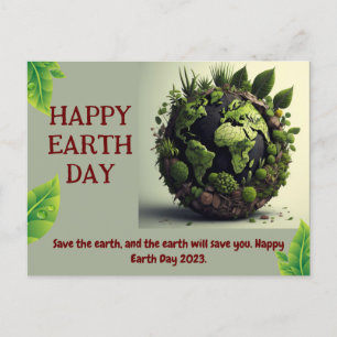 FELIZ CUMPLEAÑOS DE LA TIERRA Tarjeta postal