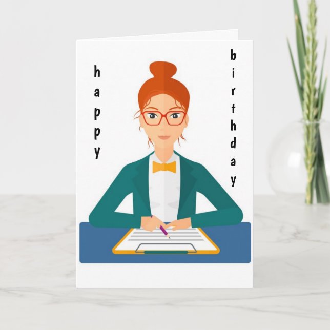 FELIZ CUMPLEAÑOS DE MI TARJETA DE ***COLABORADOR** (Anverso)
