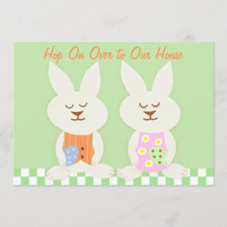 Feliz cumpleaños de Pascua Invitación al almuerzo