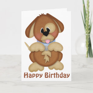 Feliz cumpleaños desde la tarjeta de saludo de per