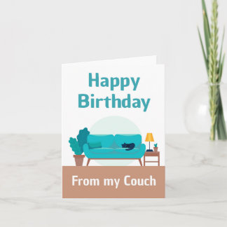 Feliz cumpleaños desde mi tarjeta de cuarentena di