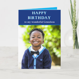 Feliz cumpleaños desde tarjeta de foto de mensaje