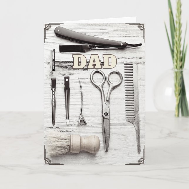 Feliz Cumpleaños Día del Padre Tarjeta de Felicita (Anverso)