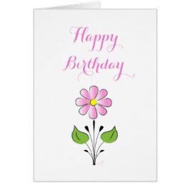 Feliz cumpleaños dilo con una flor adorable